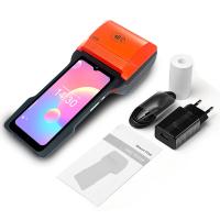 6.5 Inch Handheld Ordering System Orange Handheld Ordering Devices For Restaurants