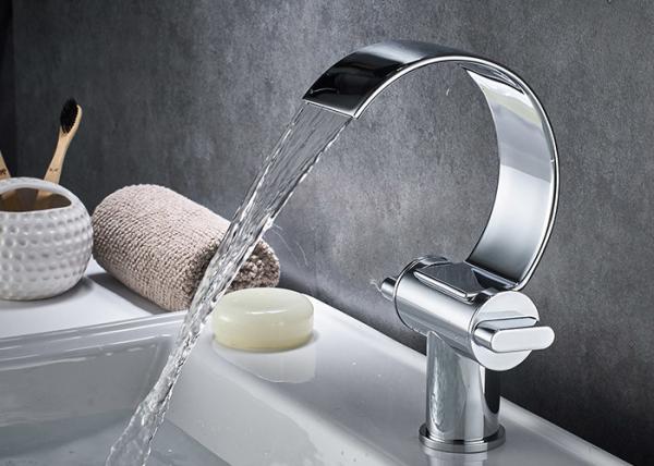 Dual Rotation Handle Bathroom Basin Faucets Highly Durable ROVATE Deck Mounted