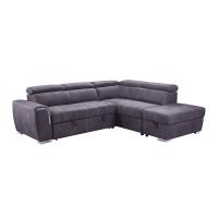 Fabric Sectional Folding Sofa Bed Multifunctional Anti Abrasion