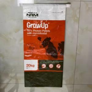 Coated Double Folded BOPP Laminated Bags 10x10 PP Woven Packaging Bags