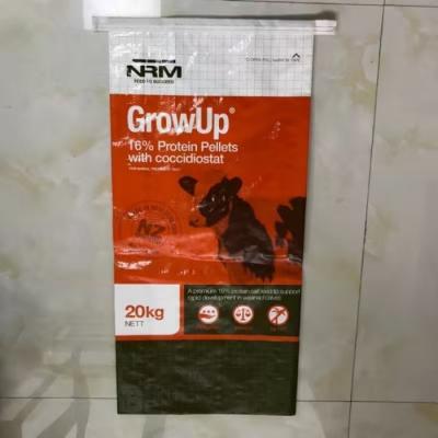Coated Double Folded BOPP Laminated Bags 10x10 PP Woven Packaging Bags