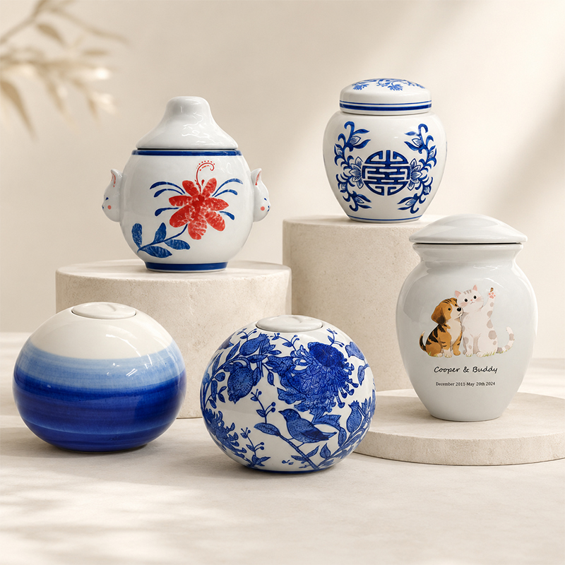 Custom Pet Urns Manufacturer OEM Ceramic Memorial Urns