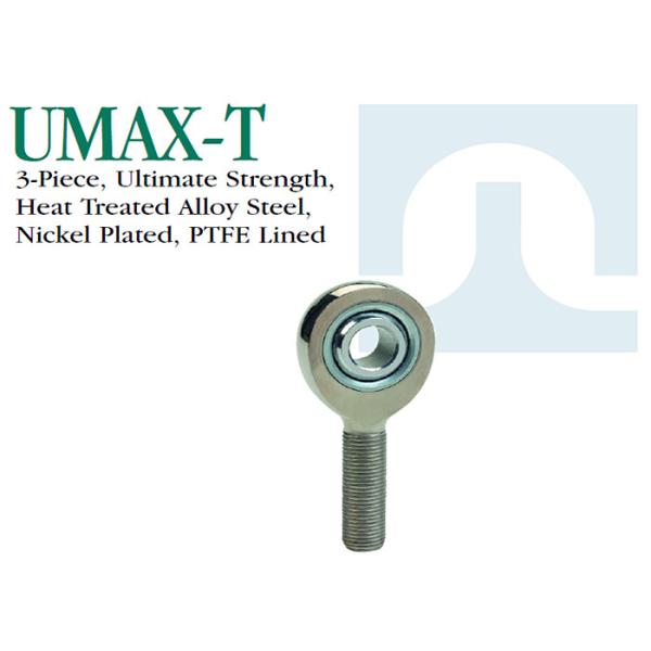 Embouts à rotule nickelés UMAX - précision 3 d'acier inoxydable de T - force
