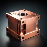 Materiais de cobre Partes de fresagem de usinagem CNC para OEM ODM industrial