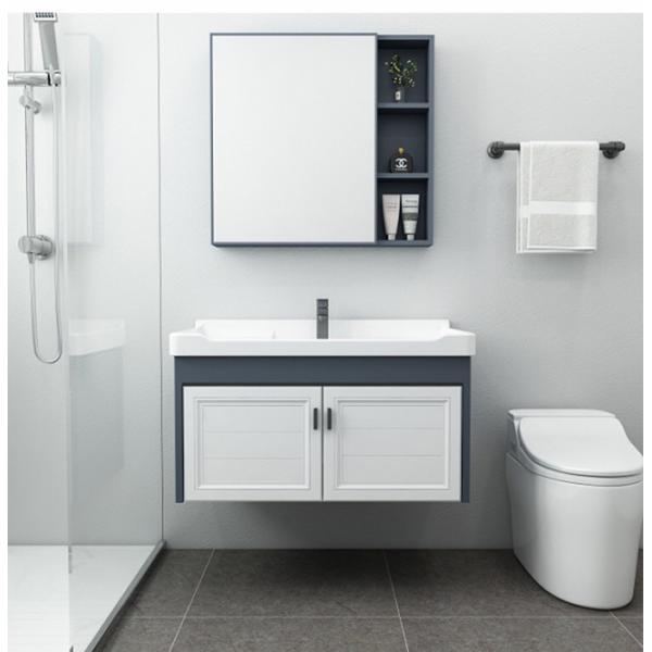 Стена зеркала шкафов раковины европейского стиля белая повиснула тщету bathroom блоков шкафа современную