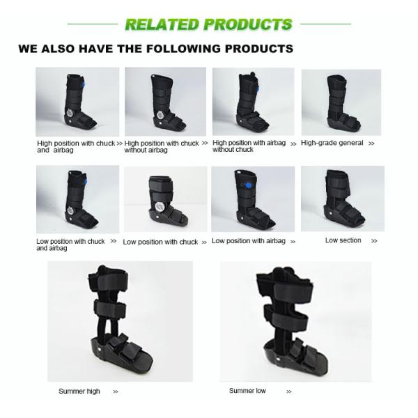 Forefoot Decompression Shoes Black S M L Size Fracture Gypsum Shoes