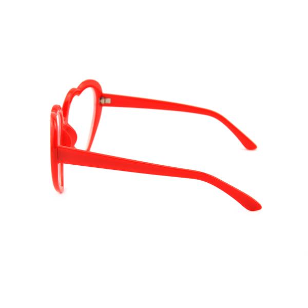 Heart Frame Clear Diffraction Glasses Red Heart Frame For Party Wedding Music Festival Use