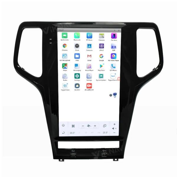 13.6 дюймовый сенсорный стерео для Jeep Grand Cherokee 128G навигация GPS мультимедийный проигрыватель беспроводной Carplay 4G