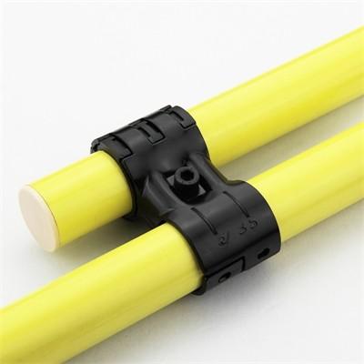 SPCC JYJ-26 Metal Pipe Joints With Clip Set Electroplate Metal Tube Clips