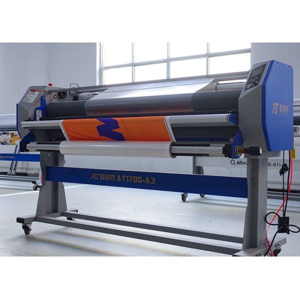 Laminadora de rodillo caliente de 64 pulgadas, laminadora con asistencia de calor y temperatura ajustable