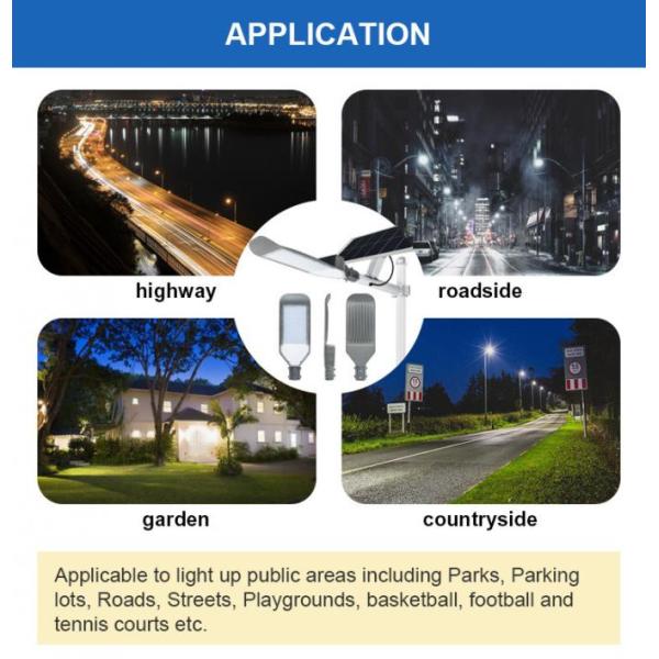 IP65 6000k Highway Solar Street Light 200W 30W 90W Алюминиевый сплав