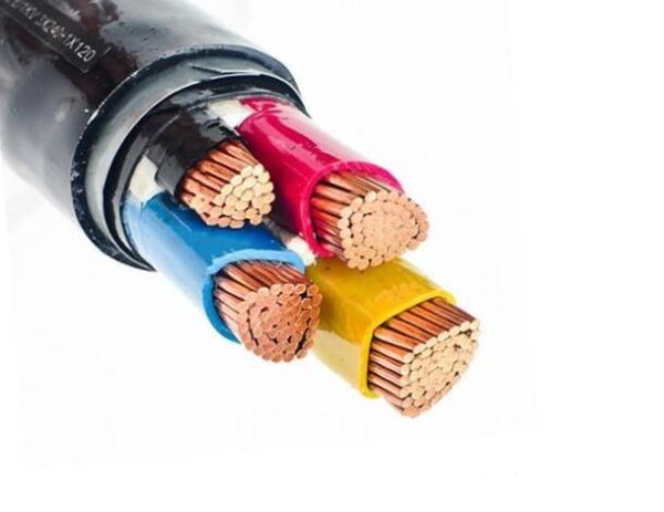 Black 4 Core PVC Insulated Copper Wire Xlpe Insulated PVC Sheathed Cable