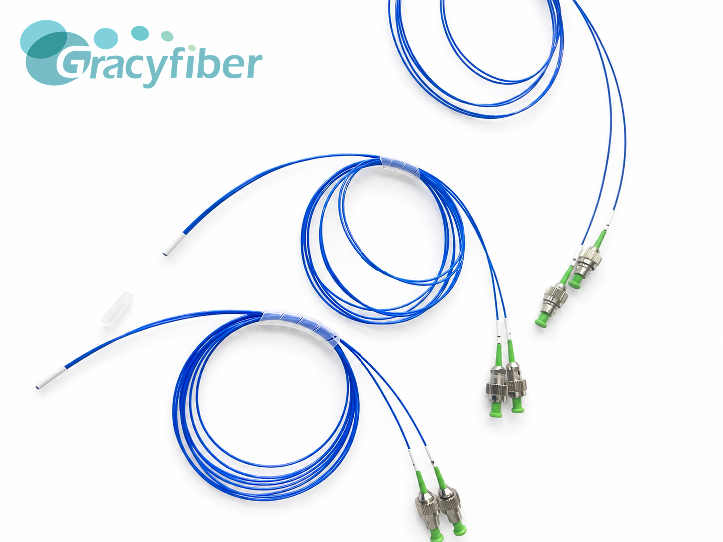 Single Channel Single Mode FA | 0 Degree Polish, 1m SMF-28e Fiber | FC-PC Connector | Compact Telecom Grade Fiber Pigtail