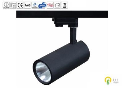 4000lm Wall Mounted Track Lighting , 40W Black LED Track Lighting 100lm/Watt
