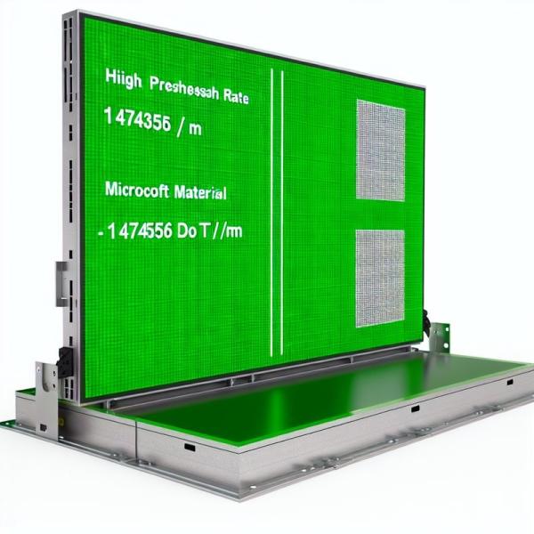 High Refresh Rate Creative LED Display Screen with 147456 Dot/m2 Pixel Density and Die-cast Aluminum Cabinet Material