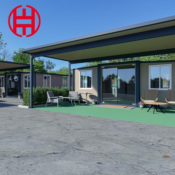 Casas de contêineres expansíveis de 20 pés para casas de luxo pré-fabricadas
