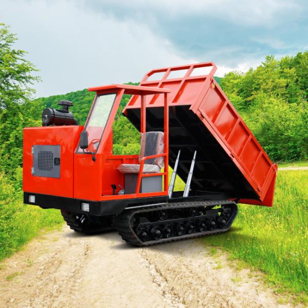 6 Tons Crawler Dumper Truck Mini Hydraulic Weichai Diesel Engine Powered for Garden Palm Farm