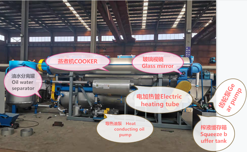 Automatic Continuous Fish Powder Protein Production Line