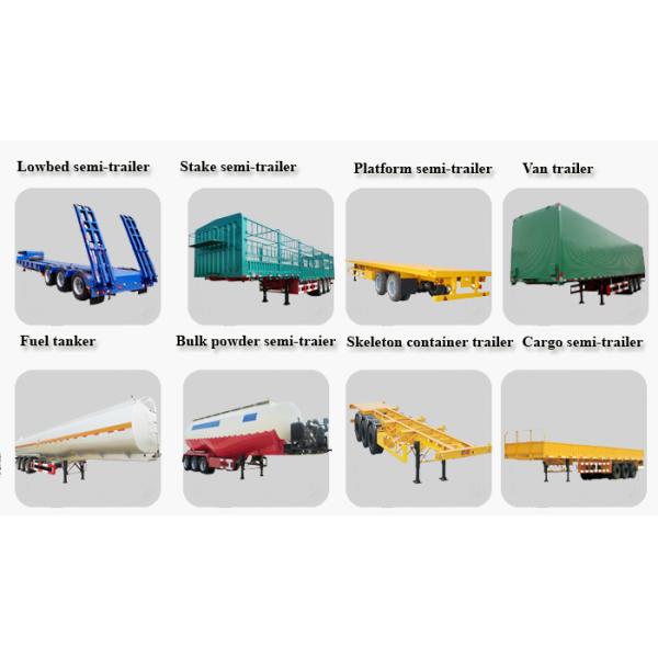 20 Feet And 40 Feet Flat Deck Semi Trailer Trucks With 12 Tires Cimc Sinotruk