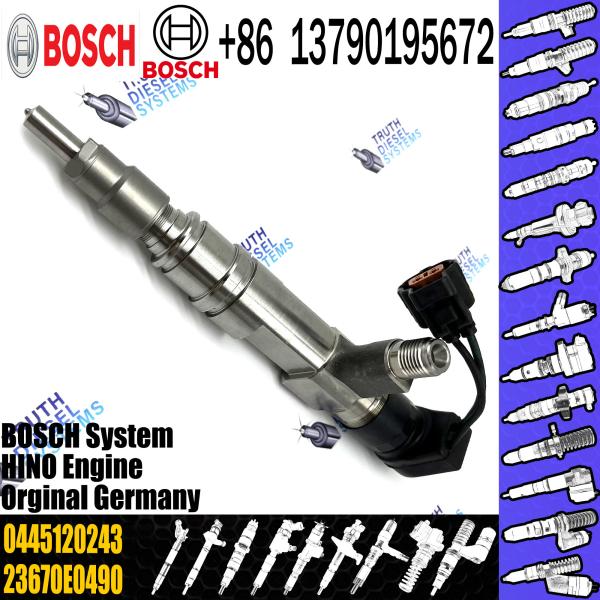 На инжектор топлива 0445120243 23670-E0490 магнита коллектора системы впрыска топлива ТОЙОТА HINO 23670-E0490 BOSCH