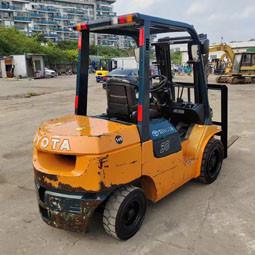 Toyota 7F Used Diesel Forklift 3 Ton 3 Meter Lifting Height Original Paint