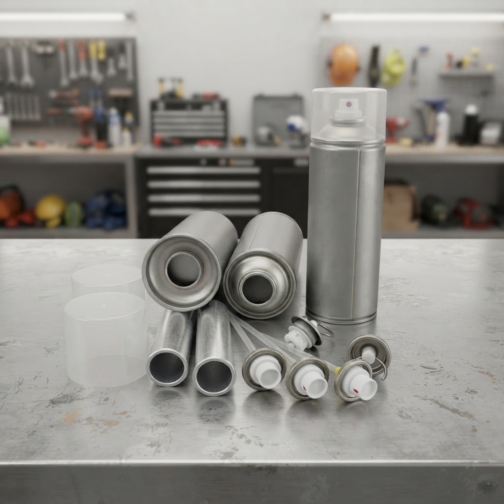Two-component Spray Paint Aerosol Can for Industrial Surface Protection and Long Lasting Finish