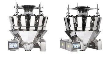Automatic Food Snack 10 / 14 Heads Weigher For Chips Grain Packing