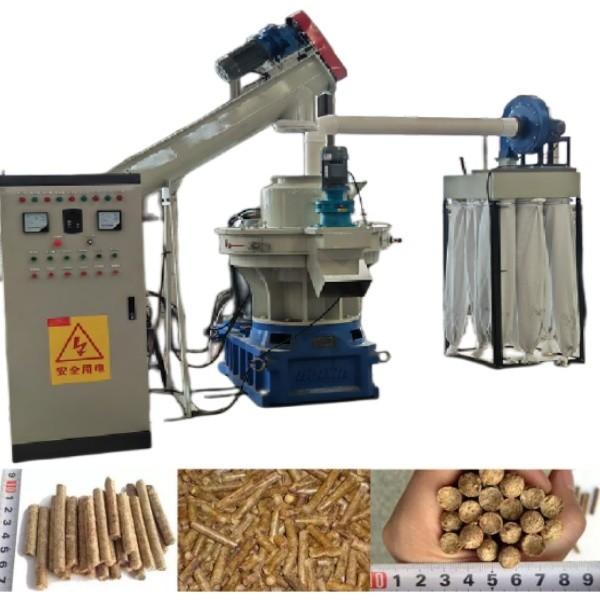 Vertical Sawdust Wood Pellet Maker Ring Die Biofuel Pellet Machine Easy Operation