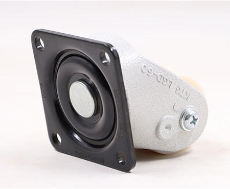 Rotating Bearing 3in Industrial Swivel Casters wheels 670kg With Flange Brake