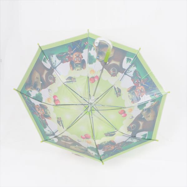 Cute Animal Kids Rain Umbrella Customized Designs 190T Polyester Fabric