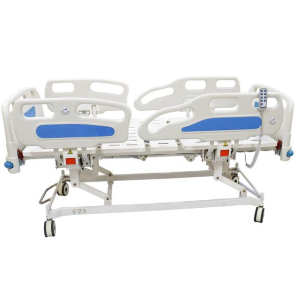 Portable Casters Metal 3 Function Folding Medical Clinic Furniture Adjustable Electric Nursing Patient Hospital Bed