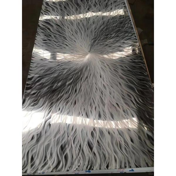 4x8ft полированная нержавеющая сталь текстура 304 316 зеркальная отделка 3D художественное украшение шаблон нержавеющая сталь лист