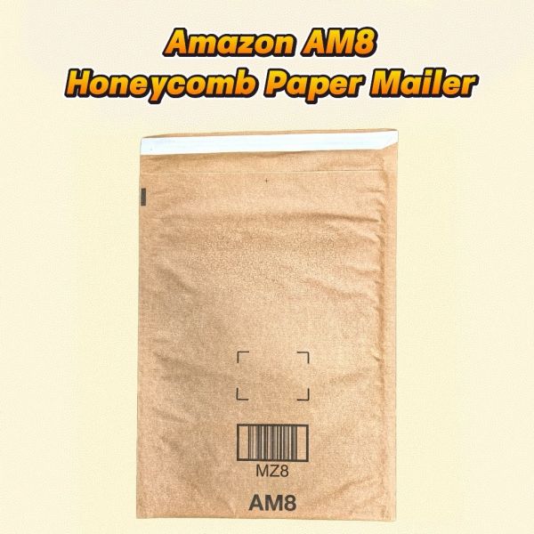 AM8 Honeycomb Recycled Paper Mailers Padded Envelope Kraft Paper Mailers For Clothing
