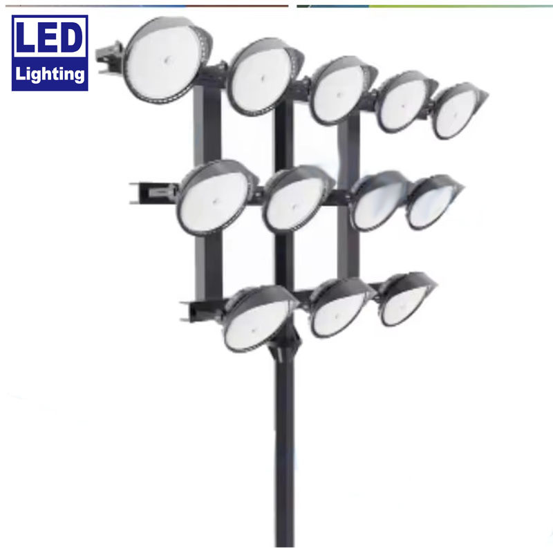Round Football Stadium Lighting with 50000 Hours Working Lifetime LED Floodlight