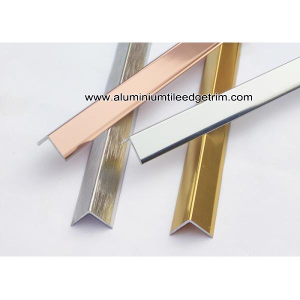 V15mm x 15mm Aluminum Corner Guards For Wall Corner Brace / Protector