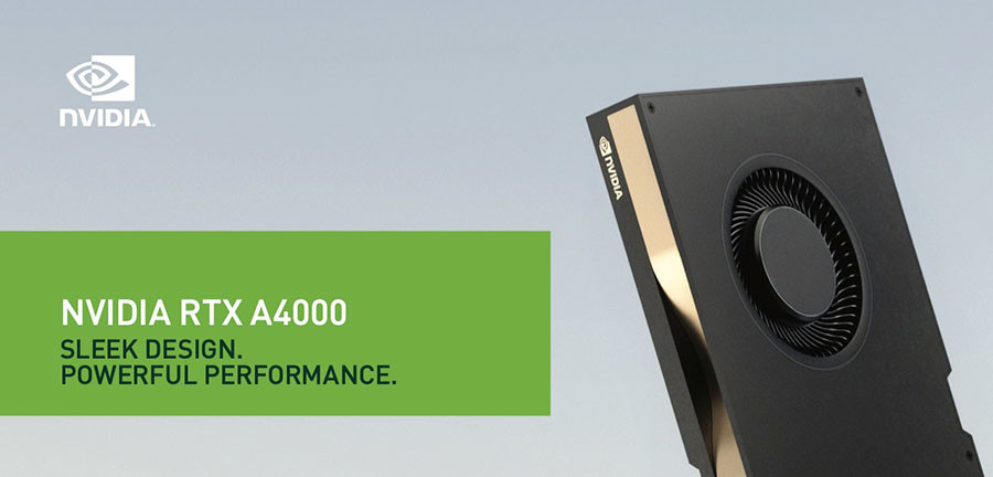 Профессиональная графика 16 ГБ GDDR6 Quadro RTX A4000 GPU 2-го поколения RT Cores