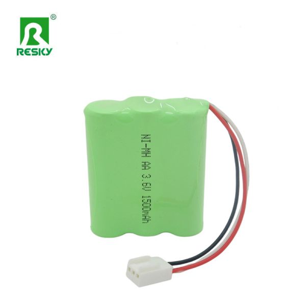 OEM Factory Ni-Mh AA 3.6V 1500mAh 500cycles Rechargeable Battery Pack for Remote Control Devices