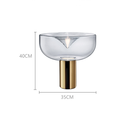 Modern Funnel Table Lamp Iron Glass Table Lamps For Living Room Bedroom Lamp(WH-MTB-18)