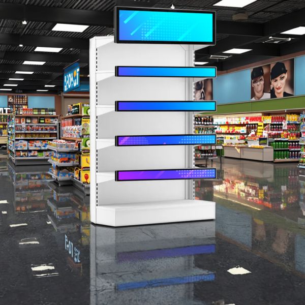 MJK 28 Inch LCD Stretched Bar Model CX280LH for Subway Airport Transportation Center Strip Display Traffic Sign Message Board
