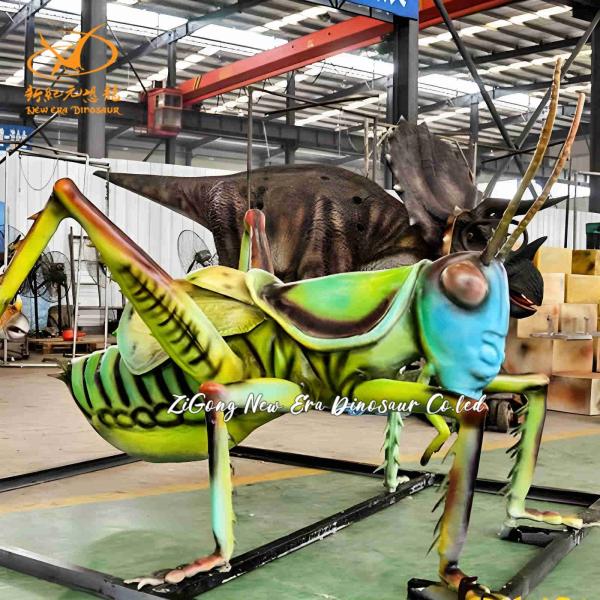 Animated Animatronic Mantis Insect for Amusement Park Simulate