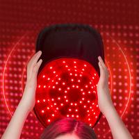 Noir 660nm 850nm Chapeau à LED rouge Chapeau à lumière infrarouge pour la croissance des cheveux