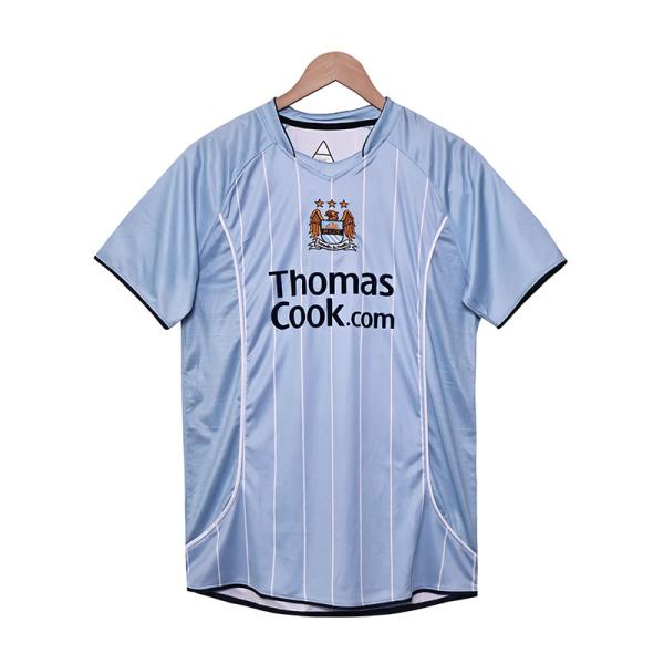 Manchester City Retro 2007-2008 Home Football Jerseys Classic Replica Custom
