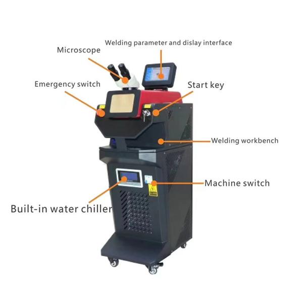 200W Gold Silver Jewelry Repairing Machine Jewelry Chain Laser Welding Machine with Easy Operation and 0.1-20ms Pulse Width