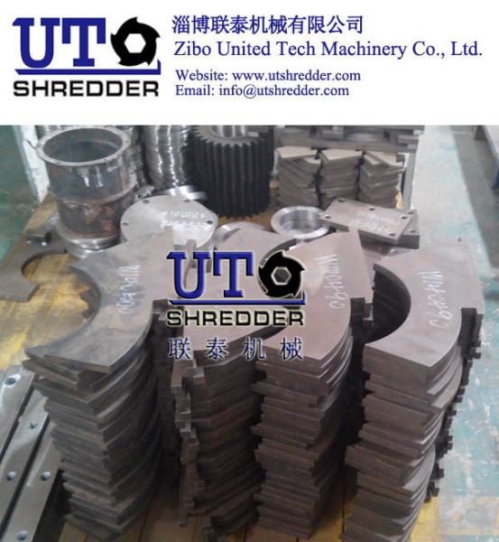 double shaft shredder blade, single shaft shredder blade, crusher knife, OEM,blade part of shredder
