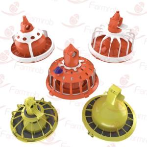 Easy Assembly Feeder Pan Poultry Accessories No Spilling For Broiler Breeder And