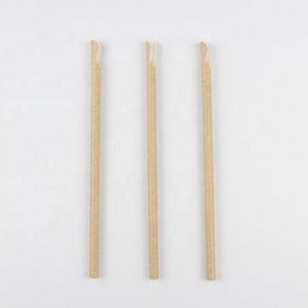 Customizable Printing Paper Straws for Bubble Tea Food Grade and Wrapped Individually