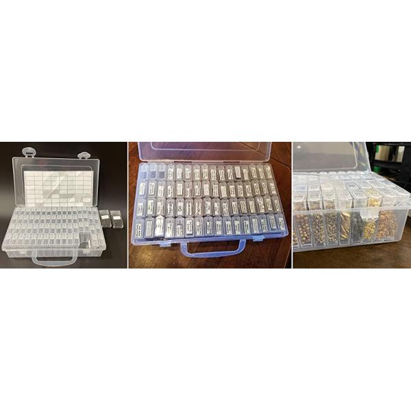 Plastic Seed Storage Box, Seeds Storage Organizer Container, Flower Seeds,Vegetable Seeds, Clover Seeds, Basil Seeds