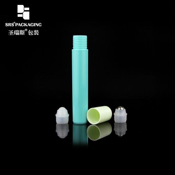 15ml Colorful PP Injection Roll On Bottle with Steel Ball for Samples