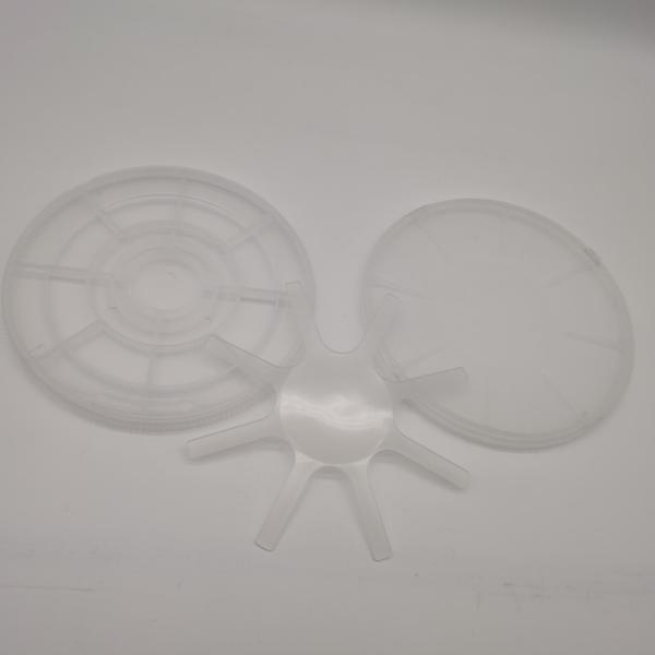 Transporte de wafer único horizontal claro para transporte seguro / armazenamento em sala limpa para campo de semicondutores