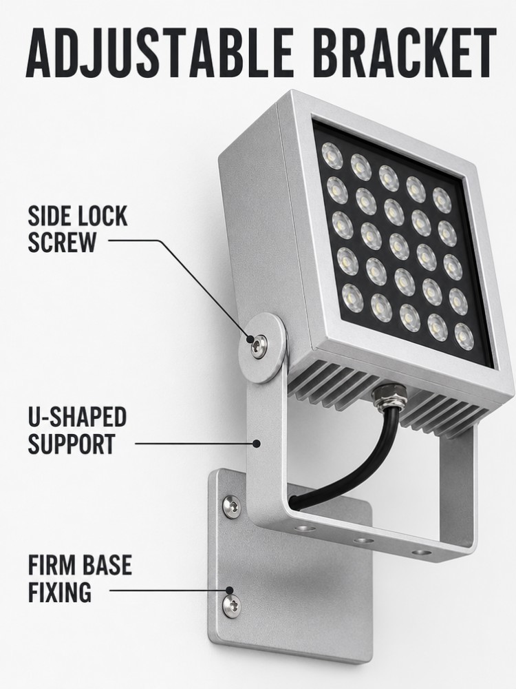 48W 60W RGBW LED Outdoor Flood Light Waterproof Architectural Facade Wash Light